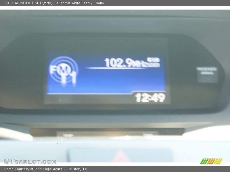 Bellanova White Pearl / Ebony 2013 Acura ILX 1.5L Hybrid