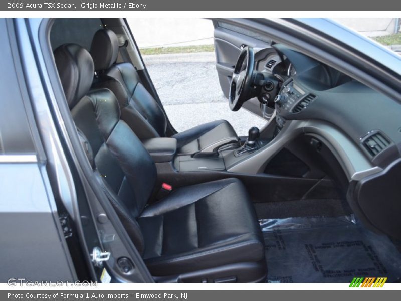 Grigio Metallic / Ebony 2009 Acura TSX Sedan