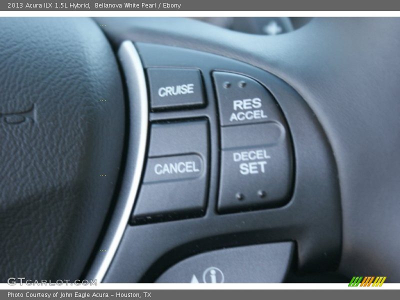 Bellanova White Pearl / Ebony 2013 Acura ILX 1.5L Hybrid