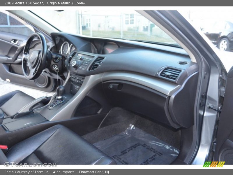 Grigio Metallic / Ebony 2009 Acura TSX Sedan