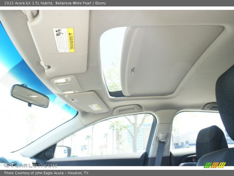 Bellanova White Pearl / Ebony 2013 Acura ILX 1.5L Hybrid