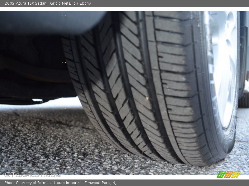 Grigio Metallic / Ebony 2009 Acura TSX Sedan