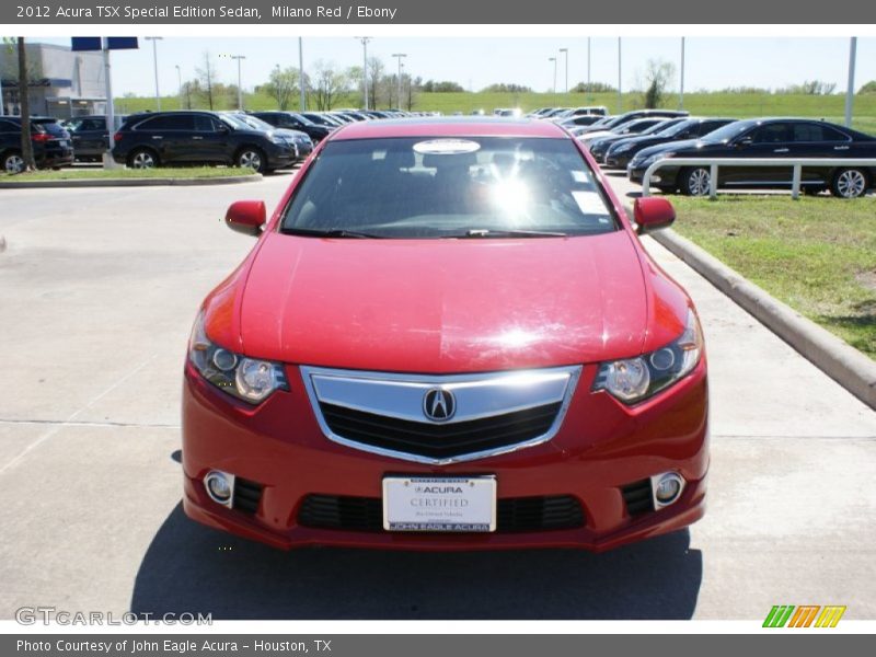 Milano Red / Ebony 2012 Acura TSX Special Edition Sedan