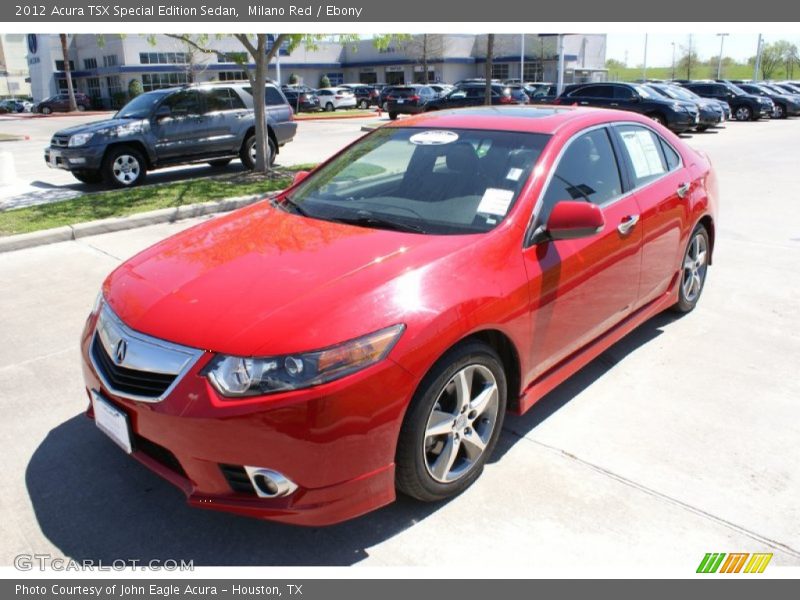 Milano Red / Ebony 2012 Acura TSX Special Edition Sedan