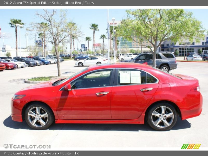 Milano Red / Ebony 2012 Acura TSX Special Edition Sedan
