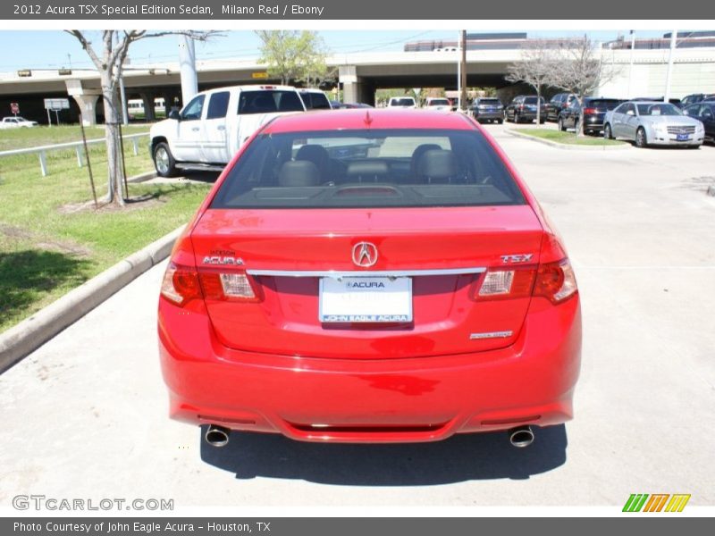 Milano Red / Ebony 2012 Acura TSX Special Edition Sedan