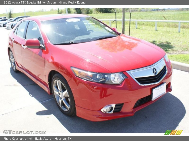 Milano Red / Ebony 2012 Acura TSX Special Edition Sedan