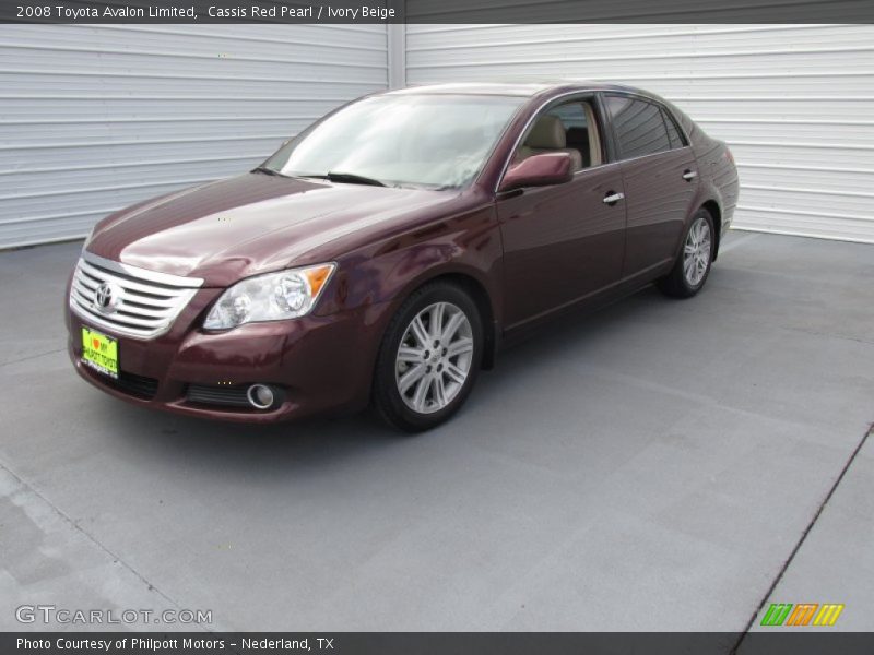 Cassis Red Pearl / Ivory Beige 2008 Toyota Avalon Limited