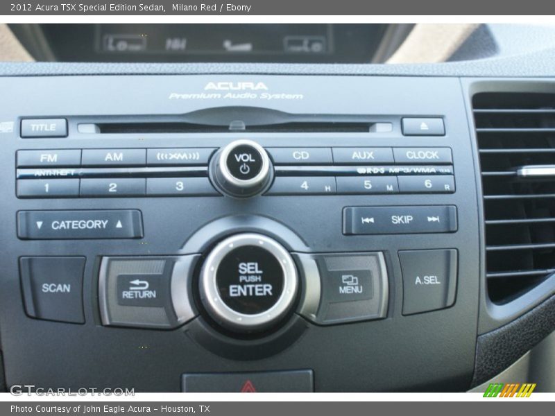 Milano Red / Ebony 2012 Acura TSX Special Edition Sedan