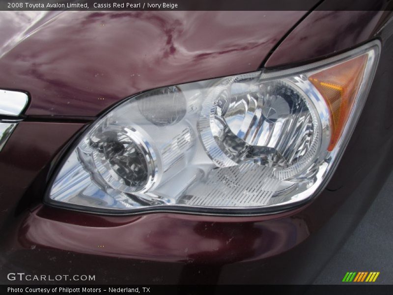Cassis Red Pearl / Ivory Beige 2008 Toyota Avalon Limited
