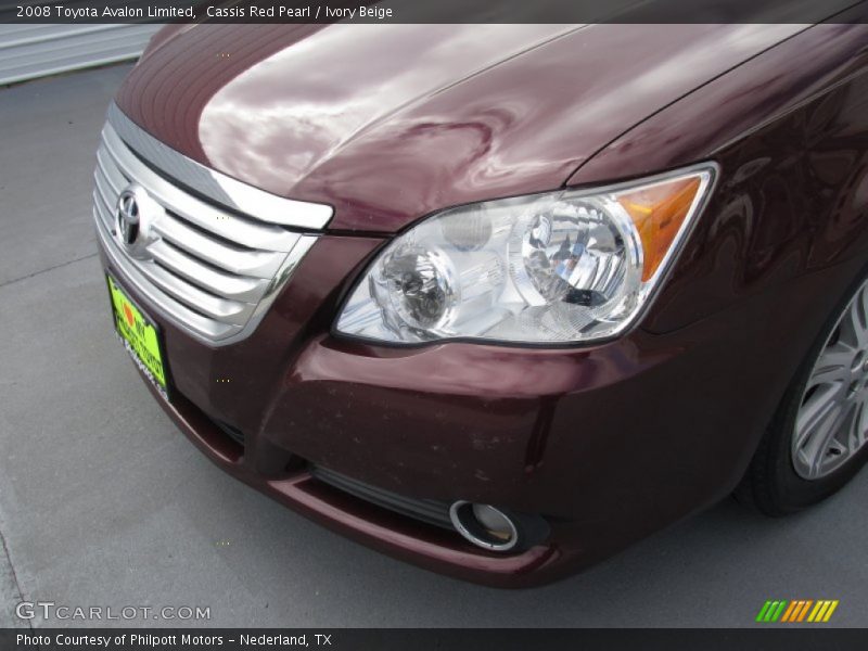 Cassis Red Pearl / Ivory Beige 2008 Toyota Avalon Limited