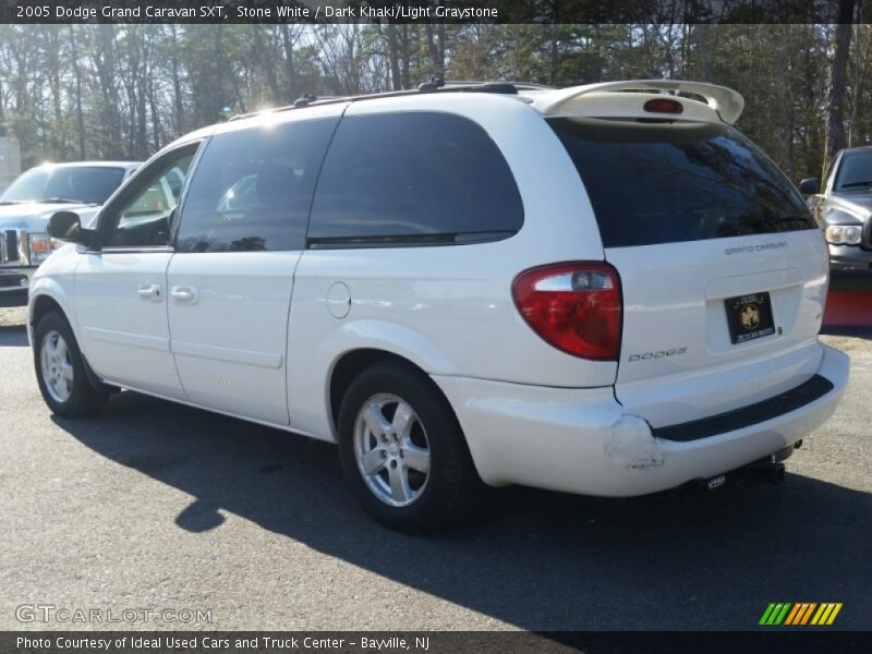 Stone White / Dark Khaki/Light Graystone 2005 Dodge Grand Caravan SXT