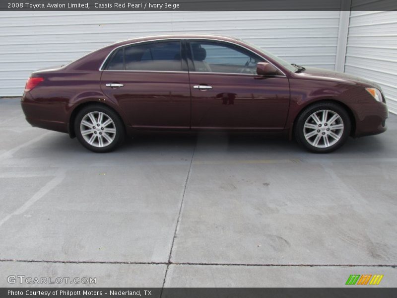  2008 Avalon Limited Cassis Red Pearl