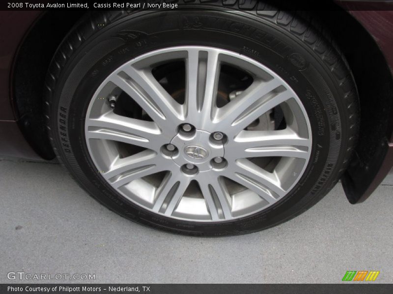 Cassis Red Pearl / Ivory Beige 2008 Toyota Avalon Limited