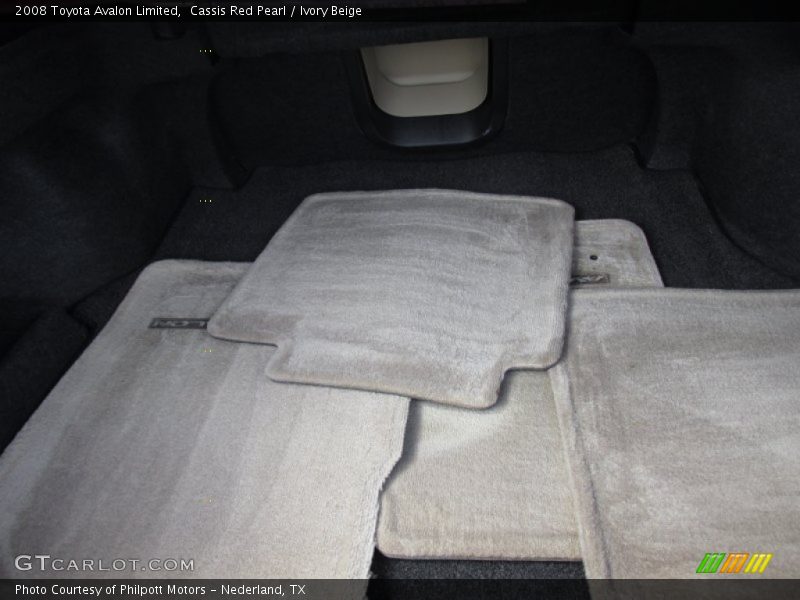 Cassis Red Pearl / Ivory Beige 2008 Toyota Avalon Limited