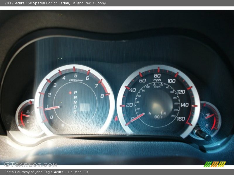 Milano Red / Ebony 2012 Acura TSX Special Edition Sedan