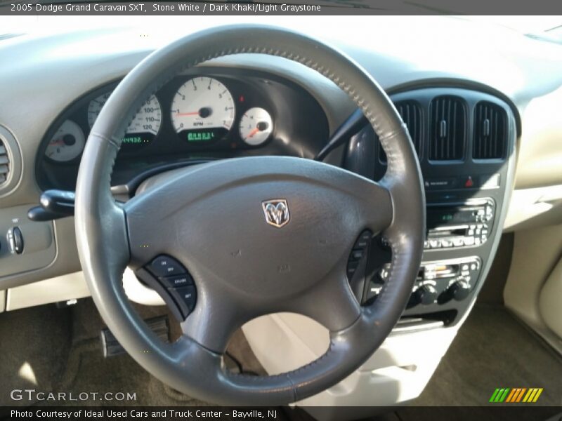 Stone White / Dark Khaki/Light Graystone 2005 Dodge Grand Caravan SXT