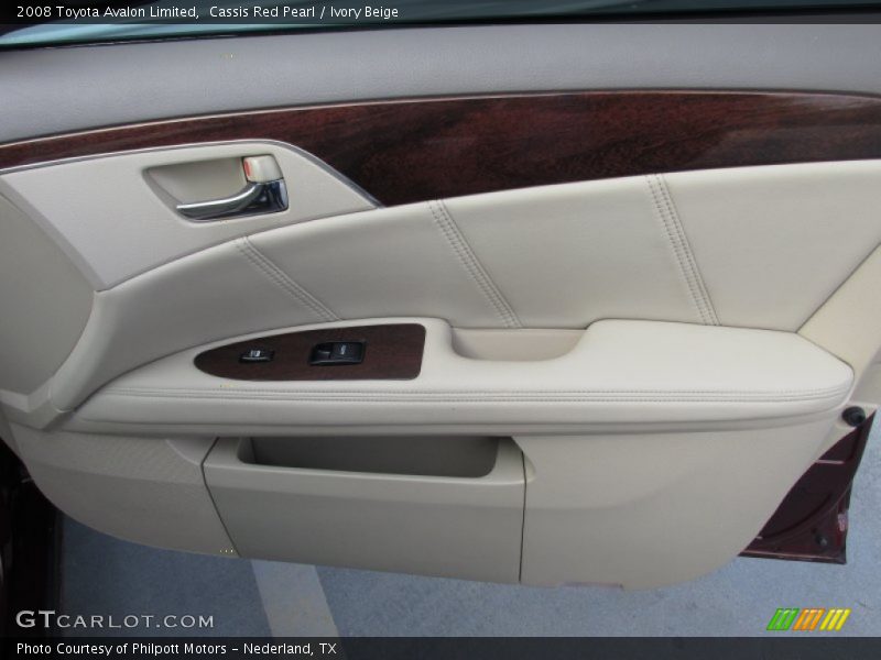 Cassis Red Pearl / Ivory Beige 2008 Toyota Avalon Limited