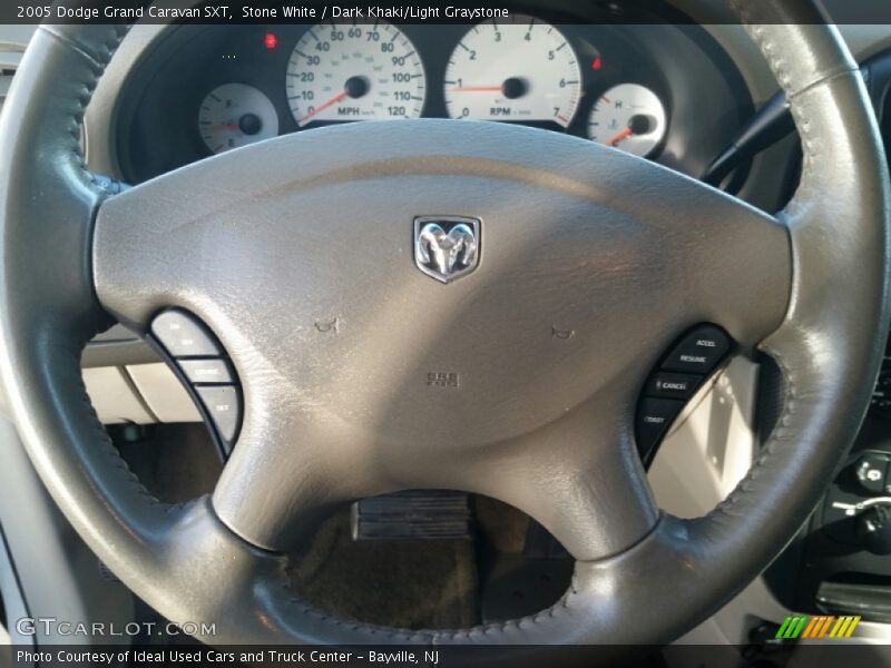 Stone White / Dark Khaki/Light Graystone 2005 Dodge Grand Caravan SXT