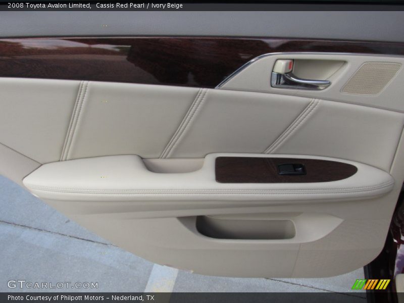 Cassis Red Pearl / Ivory Beige 2008 Toyota Avalon Limited