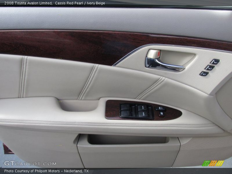 Cassis Red Pearl / Ivory Beige 2008 Toyota Avalon Limited
