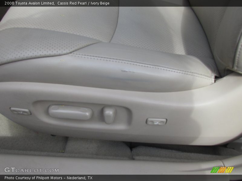 Cassis Red Pearl / Ivory Beige 2008 Toyota Avalon Limited