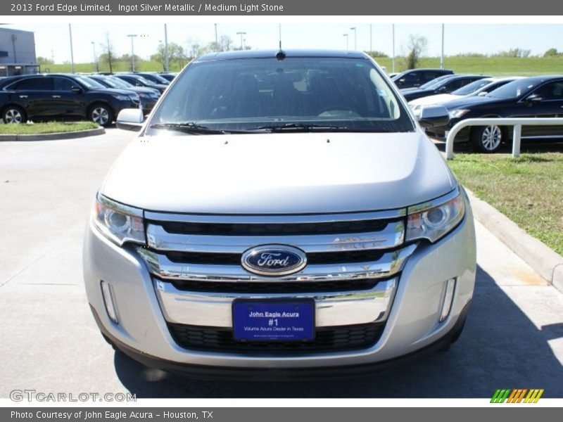 Ingot Silver Metallic / Medium Light Stone 2013 Ford Edge Limited