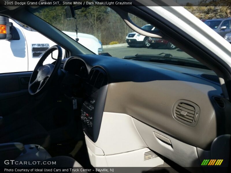 Stone White / Dark Khaki/Light Graystone 2005 Dodge Grand Caravan SXT