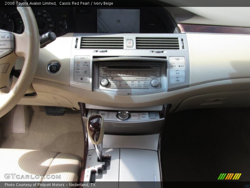 Cassis Red Pearl / Ivory Beige 2008 Toyota Avalon Limited