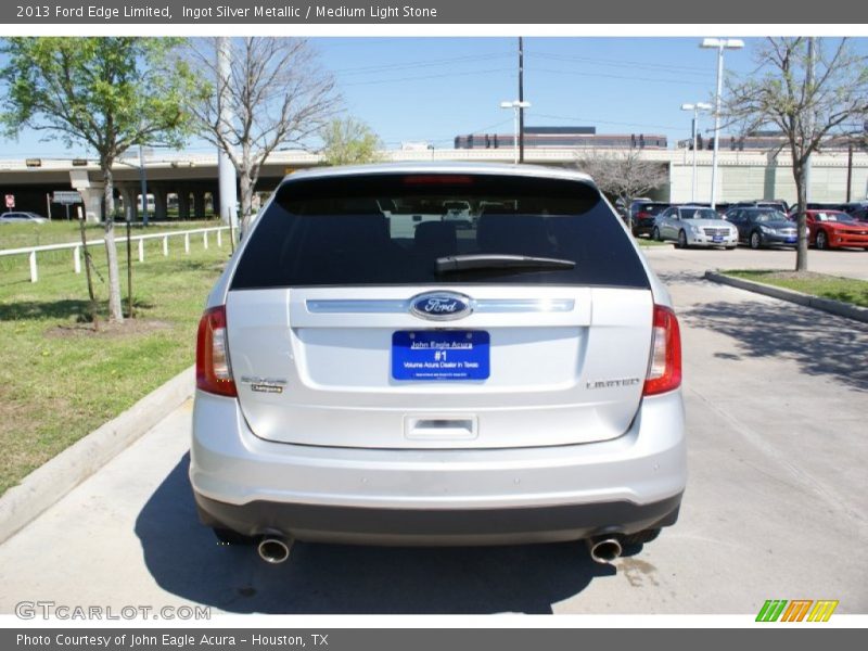 Ingot Silver Metallic / Medium Light Stone 2013 Ford Edge Limited