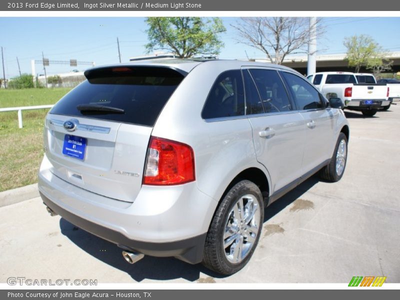 Ingot Silver Metallic / Medium Light Stone 2013 Ford Edge Limited