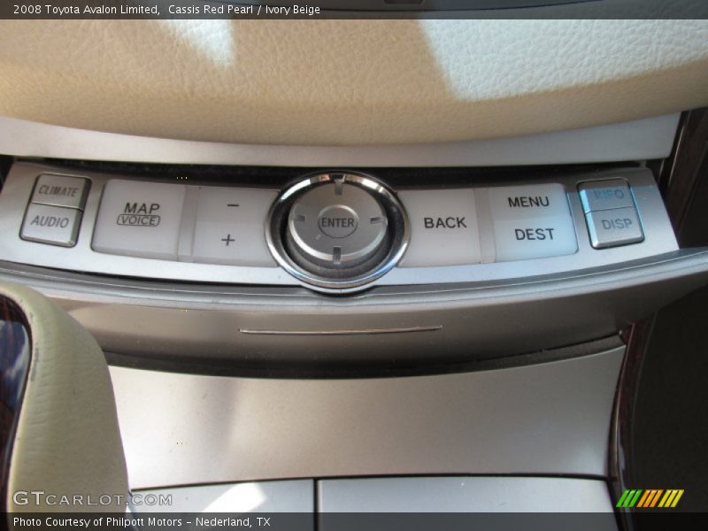 Cassis Red Pearl / Ivory Beige 2008 Toyota Avalon Limited