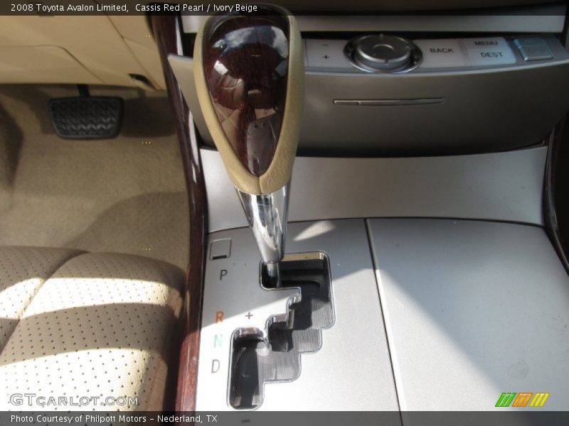  2008 Avalon Limited 6 Speed ECT-i Automatic Shifter