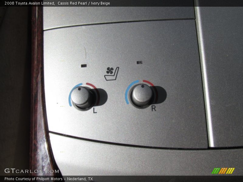 Cassis Red Pearl / Ivory Beige 2008 Toyota Avalon Limited