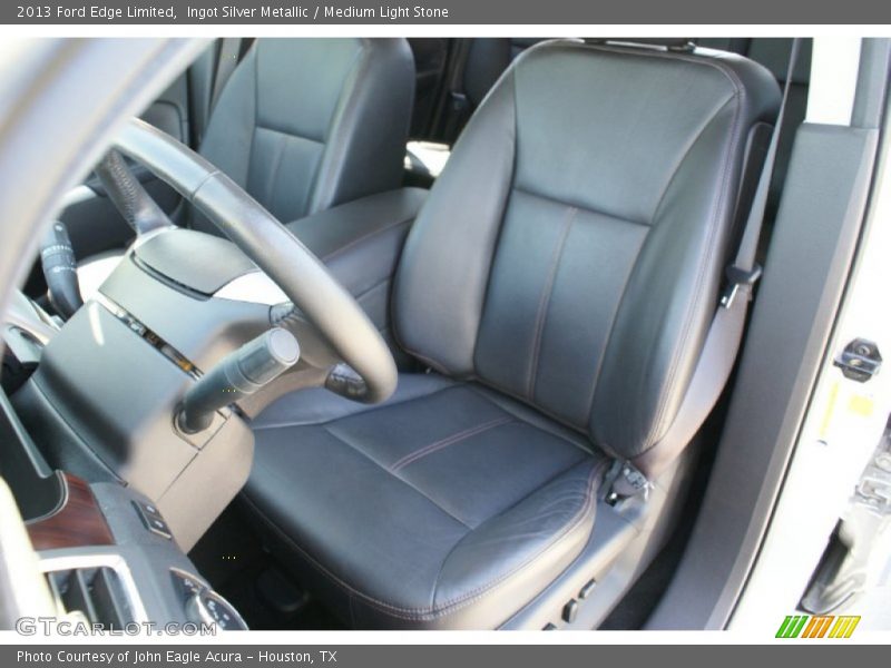 Ingot Silver Metallic / Medium Light Stone 2013 Ford Edge Limited