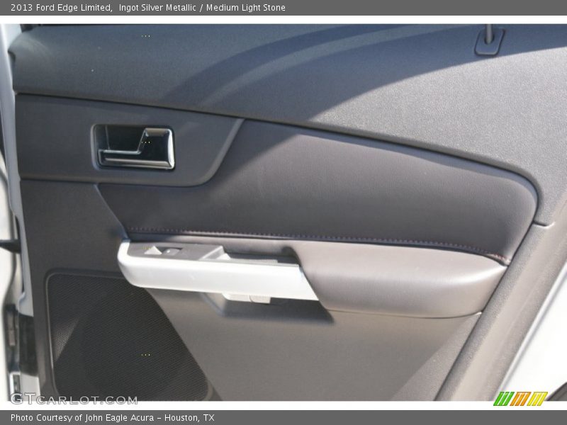 Ingot Silver Metallic / Medium Light Stone 2013 Ford Edge Limited
