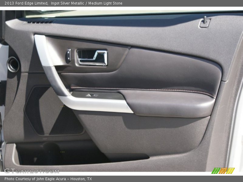 Ingot Silver Metallic / Medium Light Stone 2013 Ford Edge Limited
