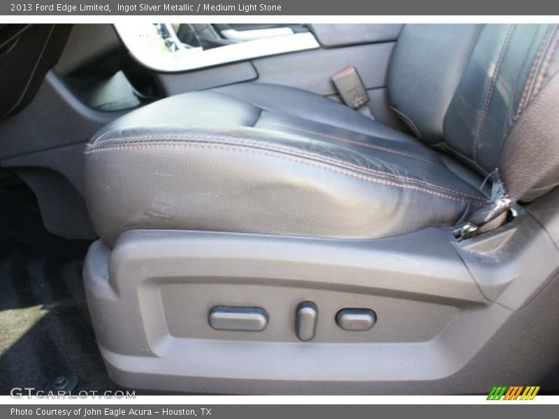 Ingot Silver Metallic / Medium Light Stone 2013 Ford Edge Limited
