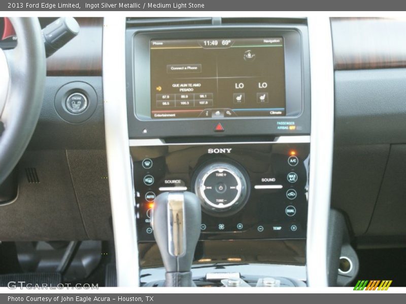 Ingot Silver Metallic / Medium Light Stone 2013 Ford Edge Limited