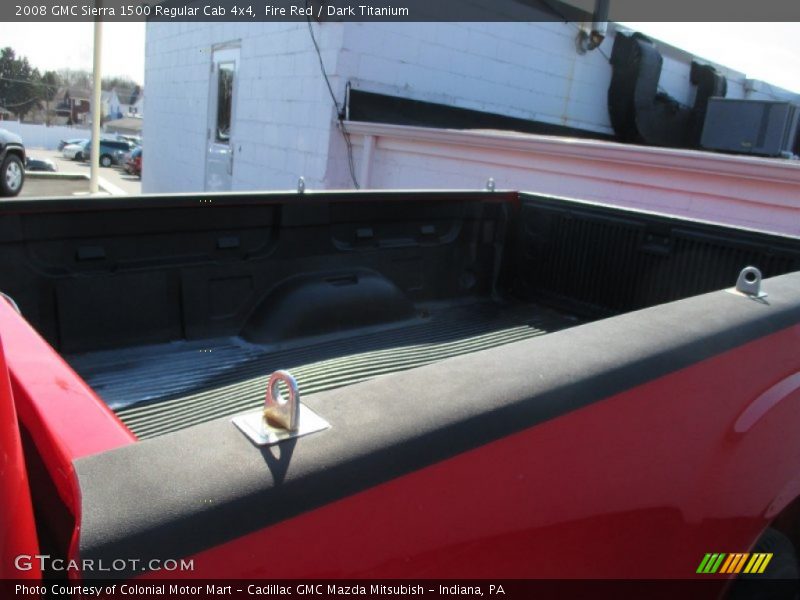 Fire Red / Dark Titanium 2008 GMC Sierra 1500 Regular Cab 4x4