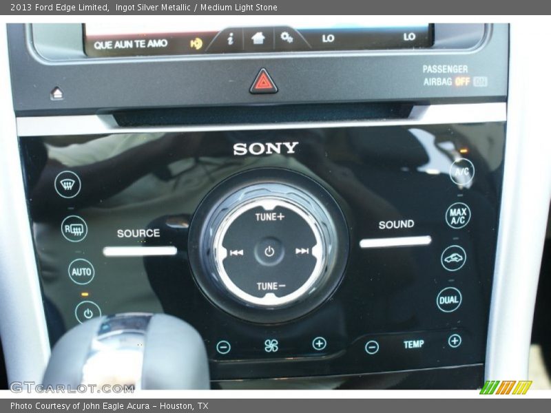 Ingot Silver Metallic / Medium Light Stone 2013 Ford Edge Limited