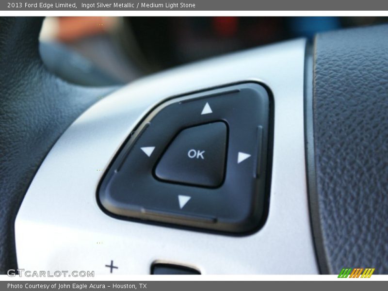 Ingot Silver Metallic / Medium Light Stone 2013 Ford Edge Limited