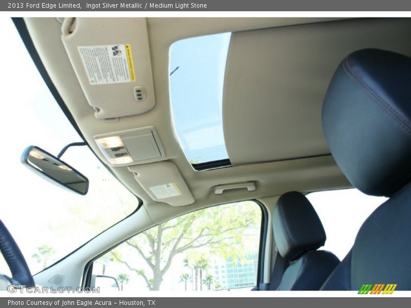 Ingot Silver Metallic / Medium Light Stone 2013 Ford Edge Limited