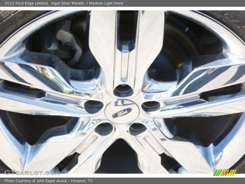 Ingot Silver Metallic / Medium Light Stone 2013 Ford Edge Limited