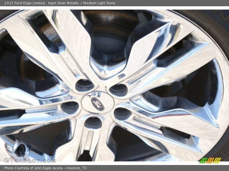 Ingot Silver Metallic / Medium Light Stone 2013 Ford Edge Limited