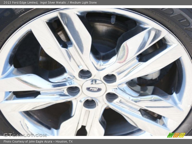 Ingot Silver Metallic / Medium Light Stone 2013 Ford Edge Limited