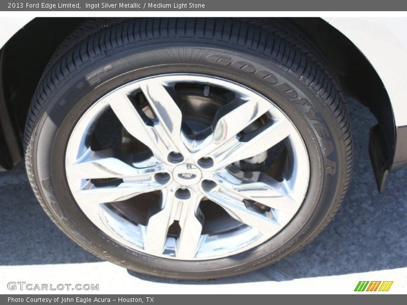 Ingot Silver Metallic / Medium Light Stone 2013 Ford Edge Limited