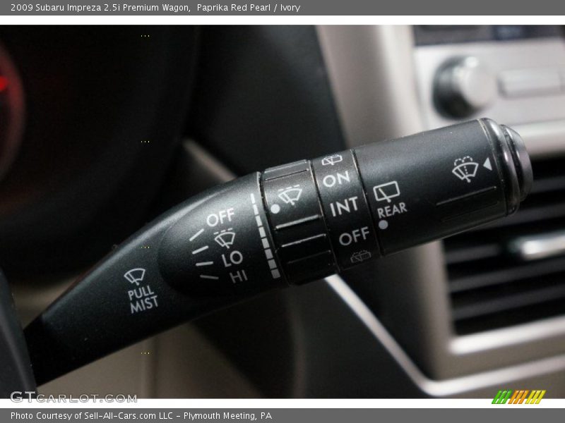Paprika Red Pearl / Ivory 2009 Subaru Impreza 2.5i Premium Wagon