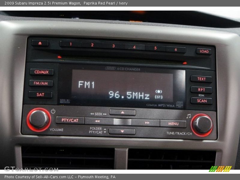 Paprika Red Pearl / Ivory 2009 Subaru Impreza 2.5i Premium Wagon