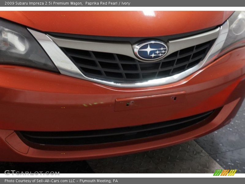 Paprika Red Pearl / Ivory 2009 Subaru Impreza 2.5i Premium Wagon
